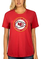 New Era Kansas City Chiefs Womens Red NFL Draft Short Sleeve T-Shirt