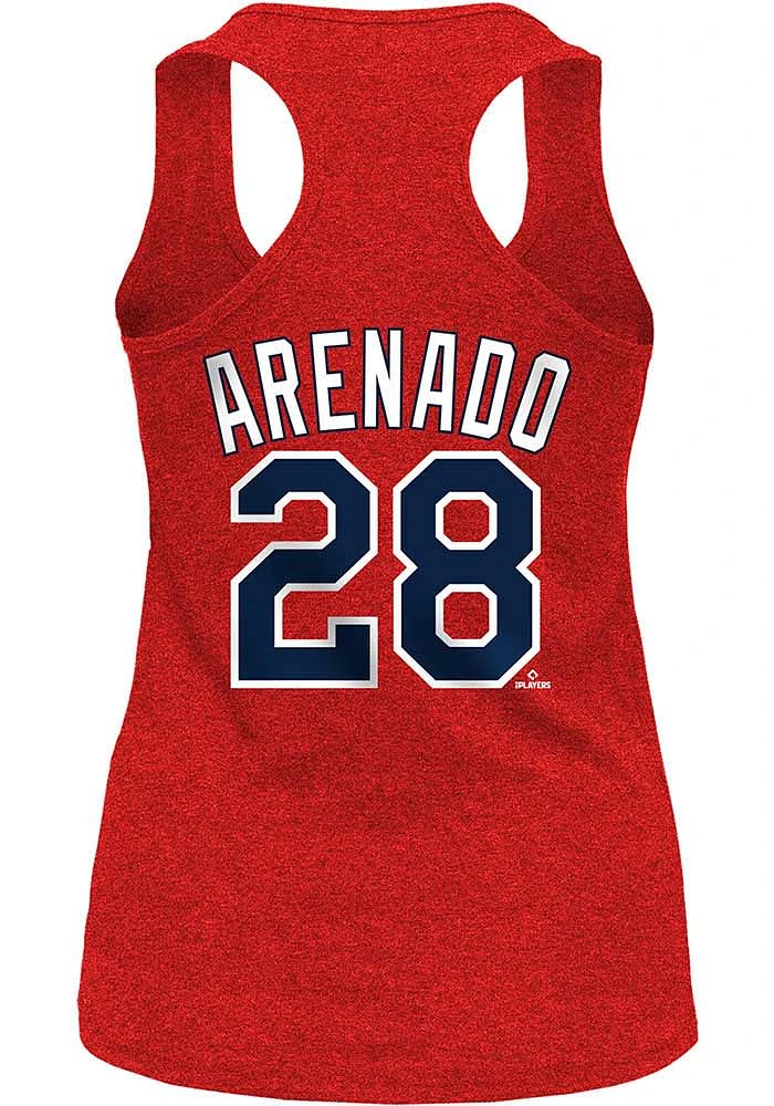 Nolan Arenado New Era St Louis Cardinals Womens Red Biblend Player Tank Top