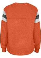 New Era Cincinnati Bengals Womens Orange Stripe Design Crew Sweatshirt