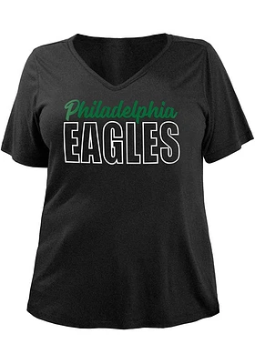 New Era Philadelphia Eagles Womens Biblend Short Sleeve T-Shirt