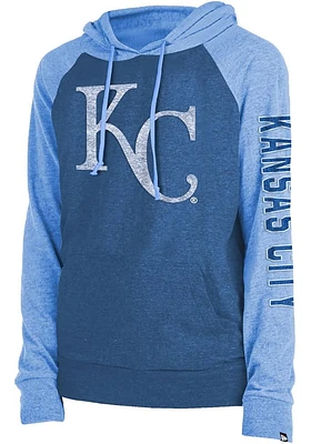 New Era Kansas City Royals Womens Contrast Hooded Sweatshirt