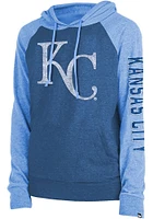 New Era Kansas City Royals Womens Contrast Hooded Sweatshirt