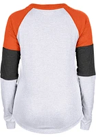 New Era Cincinnati Bengals Womens White Contrast LS Tee