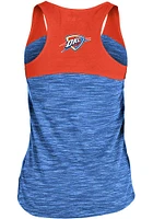 New Era Oklahoma City Thunder Womens Blue Space Dye Tank Top