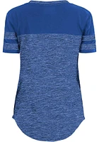 New Era Philadelphia Phillies Womens Blue Raglan Design Short Sleeve T-Shirt