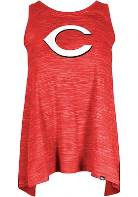 New Era Cincinnati Reds Womens Red Open Back Tank Top