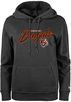 New Era Cincinnati Bengals Womens Black Fleece Hooded Sweatshirt