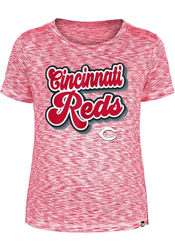 New Era Cincinnati Reds Womens Red Active T-Shirt