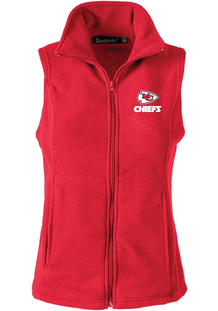 Dunbrooke Kansas City Chiefs Womens Red Houston Vest