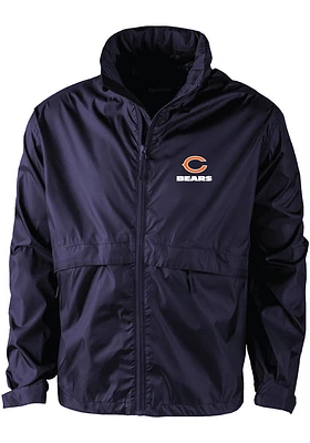 Dunbrooke Chicago Bears Mens Navy Blue Sportsman Light Weight Jacket