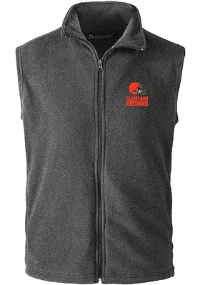 Dunbrooke Cleveland Browns Mens Grey Houston Sleeveless Jacket