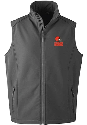 Dunbrooke Cleveland Browns Mens Grey Archer Sleeveless Jacket