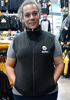 Dunbrooke Pittsburgh Steelers Mens Black Houston Sleeveless Jacket