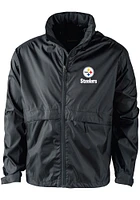 Dunbrooke Pittsburgh Steelers Mens Black Sportsman Light Weight Jacket