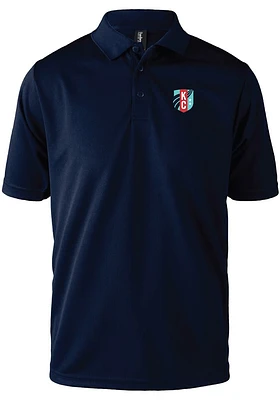 Dunbrooke KC Current Mens Navy Blue TEAM Short Sleeve Polo