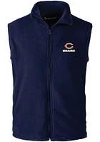 Dunbrooke Chicago Bears Mens Navy Blue Houston Sleeveless Jacket