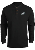Dunbrooke Philadelphia Eagles Black Thermal Long Sleeve T Shirt