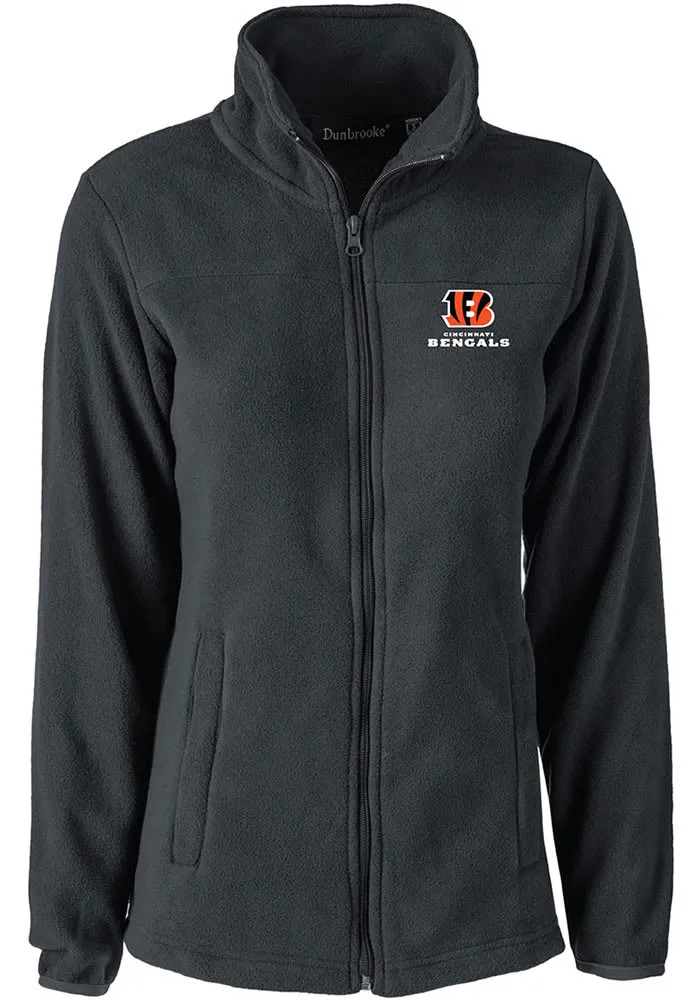 Dunbrooke Cincinnati Bengals Womens Black Hayden Light Weight Jacket