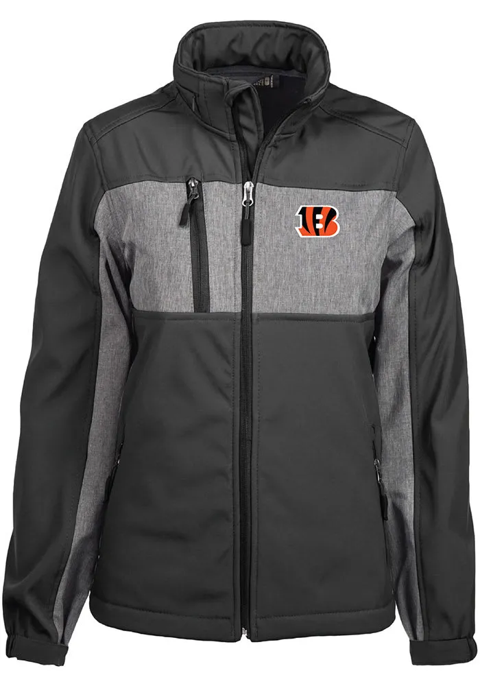 Dunbrooke Cincinnati Bengals Womens Black Zephyr Medium Weight Jacket