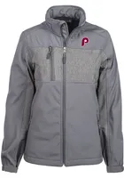 Dunbrooke Philadelphia Phillies Womens Graphite Zephyr Medium Weight Jacket