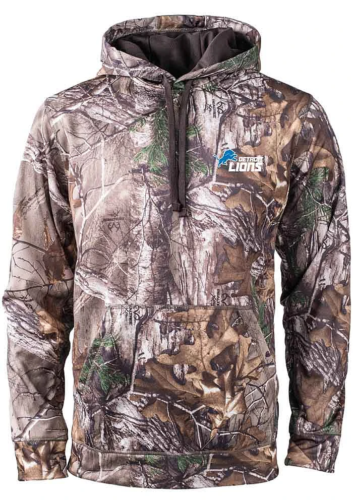 Dunbrooke Detroit Lions Mens Green Champion Hood