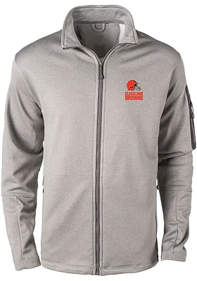 Dunbrooke Cleveland Browns Mens Charcoal FREESTYLE Medium Weight Jacket