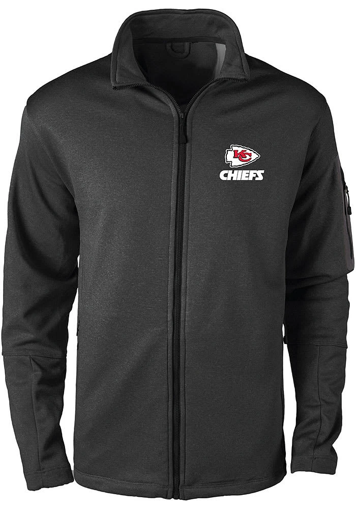 Dunbrooke Kansas City Chiefs Mens Black FREESTYLE Medium Weight Jacket