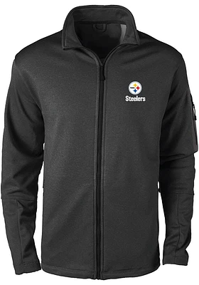 Dunbrooke Pittsburgh Steelers Mens Black FREESTYLE Medium Weight Jacket