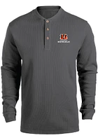 Dunbrooke Cincinnati Bengals Grey Maverick Long Sleeve T Shirt