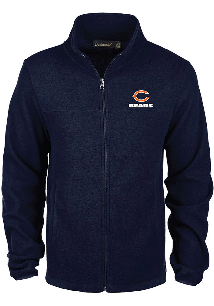 Dunbrooke Chicago Bears Mens Navy Blue HAYDEN Light Weight Jacket