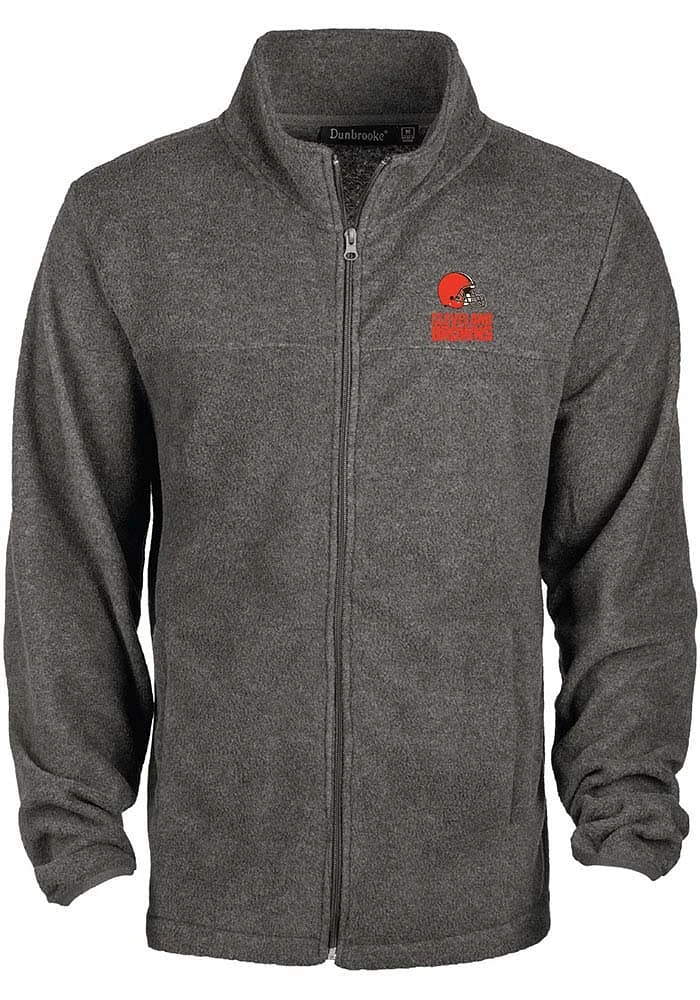 Dunbrooke Cleveland Browns Mens Grey HAYDEN Light Weight Jacket