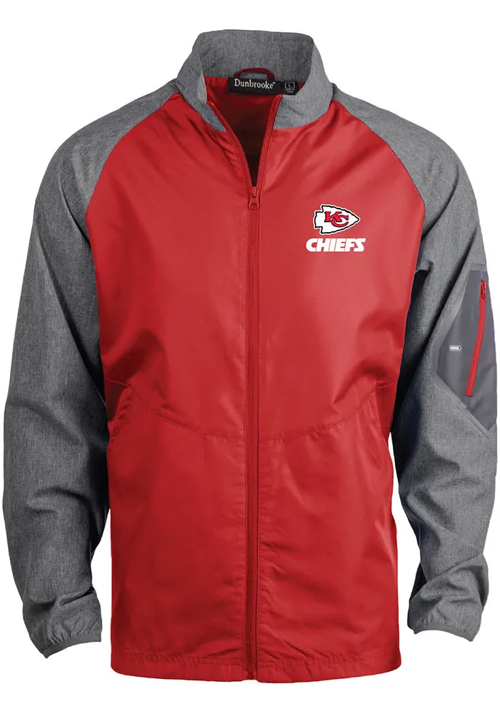 Dunbrooke Kansas City Chiefs Mens Red HURRICANE Light Weight Jacket
