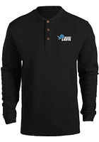 Dunbrooke Detroit Lions Black THERMAL Long Sleeve T Shirt