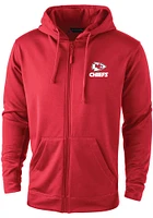 Dunbrooke Kansas City Chiefs Mens Red TROPHY Long Sleeve Zip
