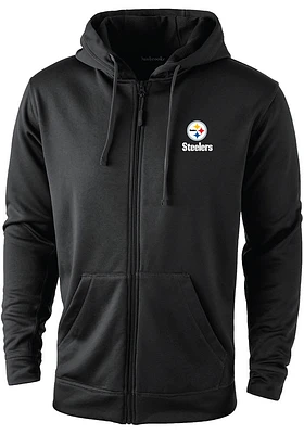 Dunbrooke Pittsburgh Steelers Mens Black TROPHY Long Sleeve Zip