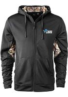 Dunbrooke Detroit Lions Mens Black DECOY Long Sleeve Zip