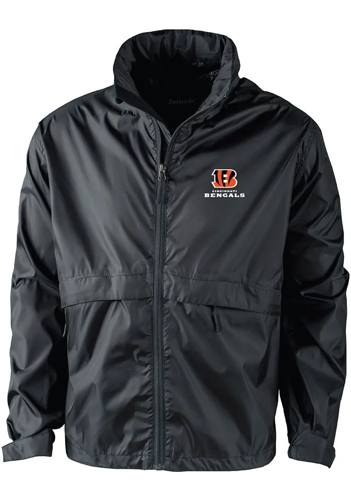 Dunbrooke Cincinnati Bengals Mens Black SPORTSMAN Light Weight Jacket