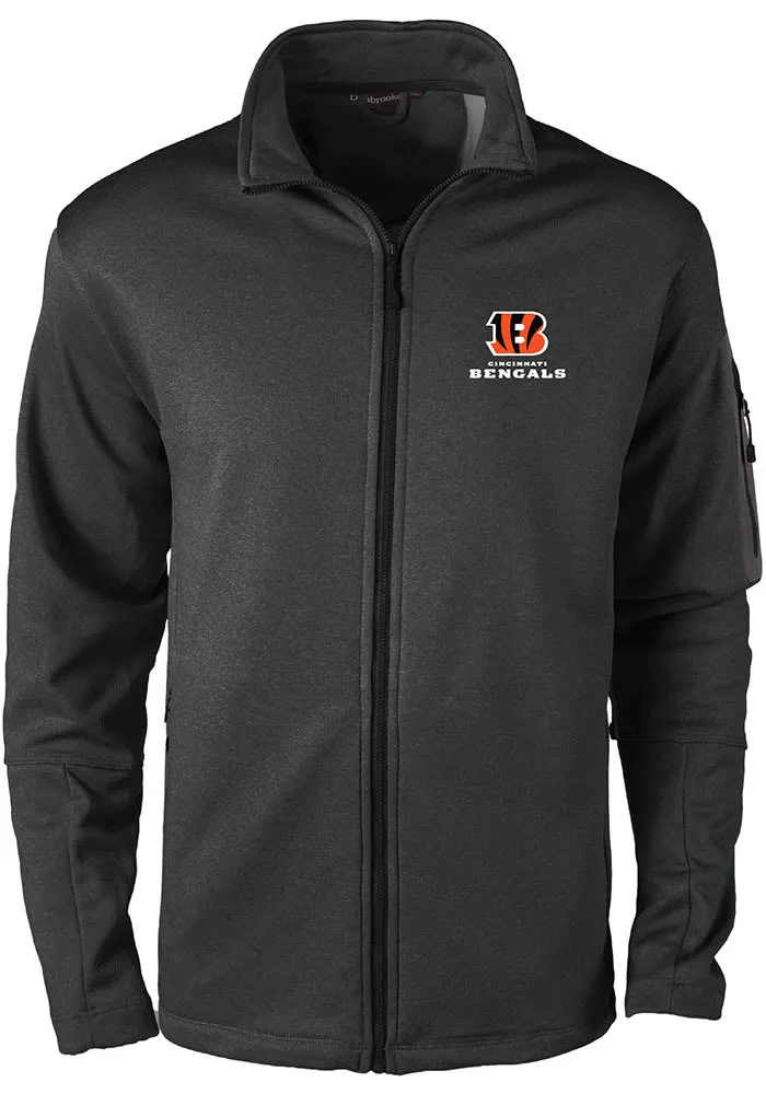 Dunbrooke Cincinnati Bengals Mens Black FREESTYLE Medium Weight Jacket