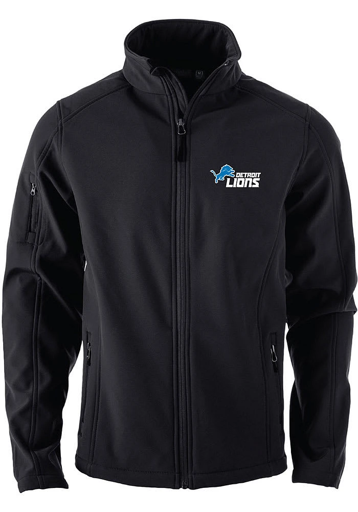 Dunbrooke Detroit Lions Mens Black SONOMA Medium Weight Jacket