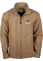 Dunbrooke Cincinnati Bengals Mens Tan JOURNEY Medium Weight Jacket