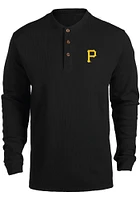 Dunbrooke Pittsburgh Pirates Black MAVERICK Long Sleeve T Shirt
