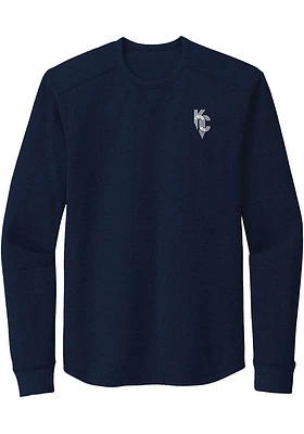 Dunbrooke Kansas City Royals Navy Blue Cavalier Long Sleeve T Shirt