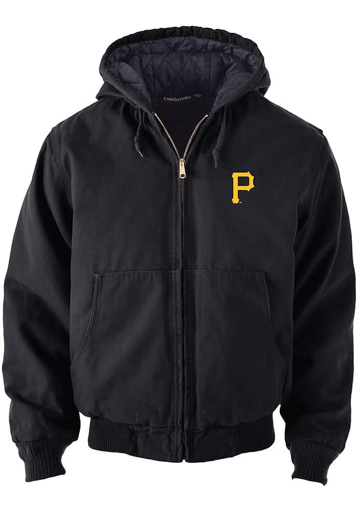 Mens Pittsburgh Pirates Dunbrooke DAKOTA Heavyweight Jacket - Black