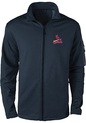Dunbrooke St Louis Cardinals Mens Navy Blue Freestyle Medium Weight Jacket