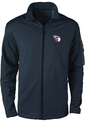 Dunbrooke Cleveland Guardians Mens Navy Blue Freestyle Medium Weight Jacket