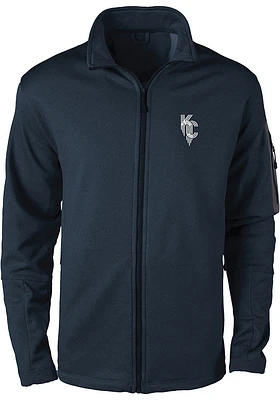 Dunbrooke Kansas City Royals Mens Navy Blue Freestyle Medium Weight Jacket