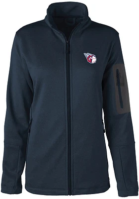 Dunbrooke Cleveland Guardians Womens Navy Blue Freestyle JKT Light Weight Jacket