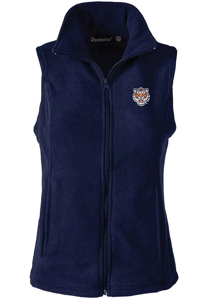 Dunbrooke Detroit Tigers Womens Navy Blue Houston Vest