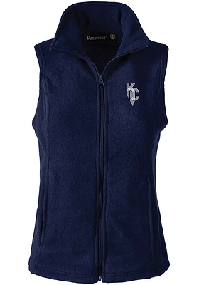 Dunbrooke Kansas City Royals Womens Navy Blue Houston Vest
