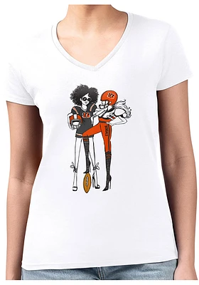 4Her Cincinnati Bengals Womens Football Girls Short Sleeve T-Shirt